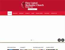 Tablet Screenshot of firstchurchdc.com
